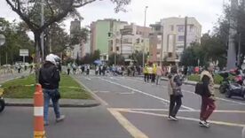 Protestas en Bogotá