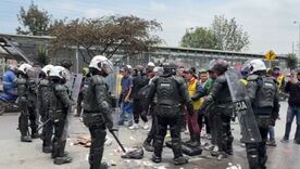 Protestas de bicitaxistas bloquearon la Autopista Sur en Soacha tras operativos de inmovilización