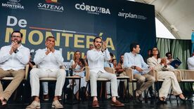 El presidente De La Espriella inauguró la ruta aérea Montería - Ciudad de Panamá
