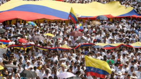 manifestación social en Colombia