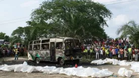 Bus quemado