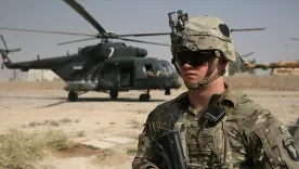 Soldado estadounidense en Afganistán