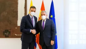 Presidente de España y Colombia, Pedro Sánchez e Iván Duque