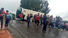 Accidente de bus escolar en Cundinamarca