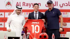 Presentación oficial de James Rodríguez en el Al Rayyan de Catar 