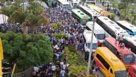 Ibagué: Desmanes de hinchas de Millonarios en el estadio Manuel Murillo Toro