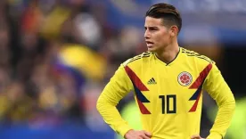 Desde el miércoles James Rodríguez está en Brasil