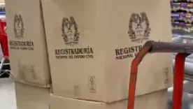 Registraduría se refirió frente a cajas con su logo que aparecieron en un almacén