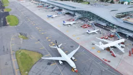 Afectación en aeropuerto El Dorado por actividad del volcán Nevado del Ruiz