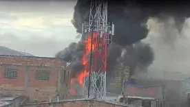 Incendio en localidad de Tunjuelito dejó tres edificios afectados