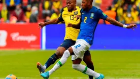 Ecuador empató 1-1 con Brasil y quedó cerca de la clasificación directa 