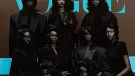 Histórica portada de Vogue con modelos africanas