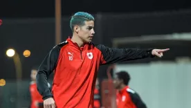 Doblete de James Rodríguez en victoria de Al Rayyan