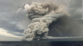 Alerta de Tsunami en Estados Unidos y Japón por la erupción de volcán en islas Tonga