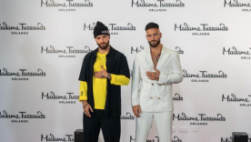 Maluma presentó su escultura de cera en Medellín