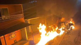 Paro armado: Vehículo fue incinerado con el conductor dentro en Segovia, Antioquia