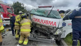 Cartel del SOAT: Tres ambulancias se accidentaron en el afán por atender una emergencia