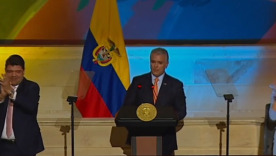 Abucheos y aplausos: Duque realiza instalación del Congreso de la República