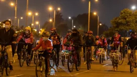 Ciclovía nocturna este jueves 11 de agosto en Bogotá 