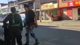 Presunto abuso hacía un policía durante una requisa en Chía