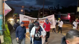 Protesta en La Calera