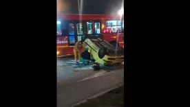 Accidentes en Ciudad Bolívar en la madrugada de este jueves