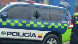 Ataque camioneta Policía 