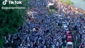 Multitud en Argentina celebra título mundial de Catar