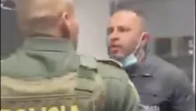 Disputa entre policía y agente del CTI