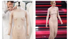 ‘El vestido sin vergüenza' de Dior que simula desnudez y causa furor
