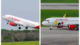 AVIONES DE AVIANCA Y VIVA