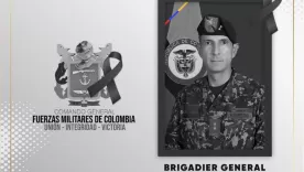 Pesar en Ejército por muerte de brigadier general Édgar Alberto Rico Pulido