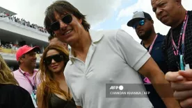 Shakira y Tom Cruise juntos en el Gran Premio de Miami de Fórmula 1