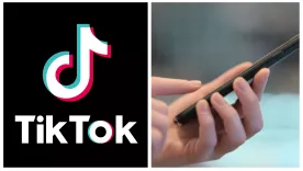 Tiktok logo y celular