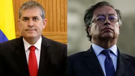 Gali Dagan y Gustavo Petro