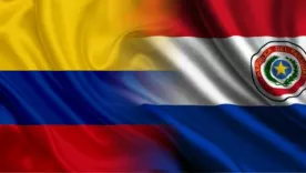 PARAGUAY Y COLOMBIA BANDERA 1