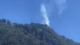 Incendio en cerro El Cable en Bogotá