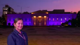 Casa Nariño púrpura