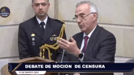 moción de censura ministro defensa