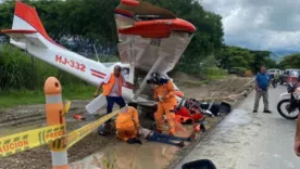 accidente avioneta via panamericana 