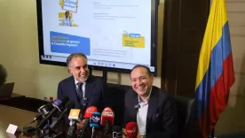 Armando Benedetti y Antonio Sanguino