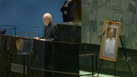 Francisco en la ONU