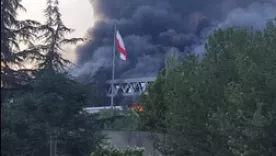 televisión estatal iraní en Teherán