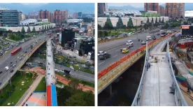 ciclopuente calle 80 Bogotá