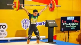  pesista Juan Esteban Peña Bolívar