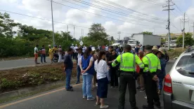 Protesta en Galapa por falta de acceso al agua potable