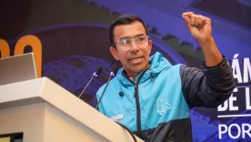 Gobernador Jorge Rey y Coronel Edgar Moreno, comandante de la Policía Metropolitana de la Sabana