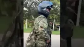 Captura de video Senadora Aida Quilcué regala a soldados por control en vía