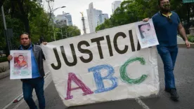 Protesta por incendio de la Guardería ABC, ocurrido en Hermosillo el 5 de junio de 2009.