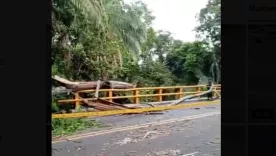 Accidente en la vía Neiva–Castilla, a la altura del puente La Bambuca